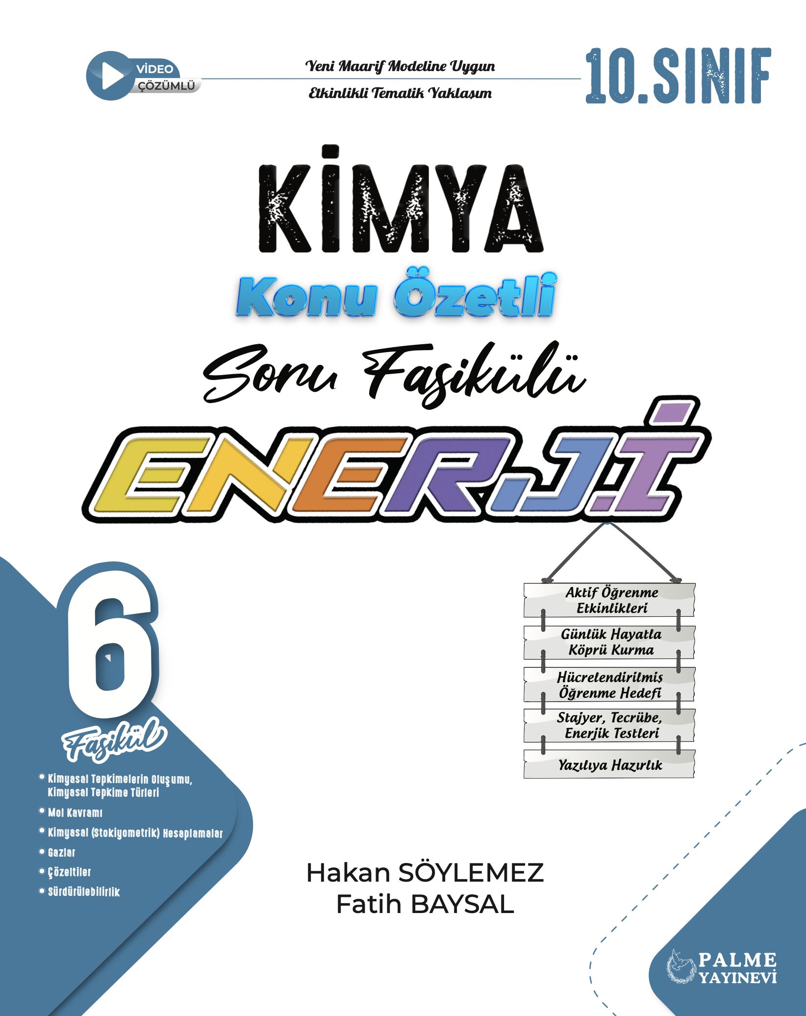 10. SINIF ENERJİ KİMYA KONU ÖZETLİ SORU FASİKÜLLERİ